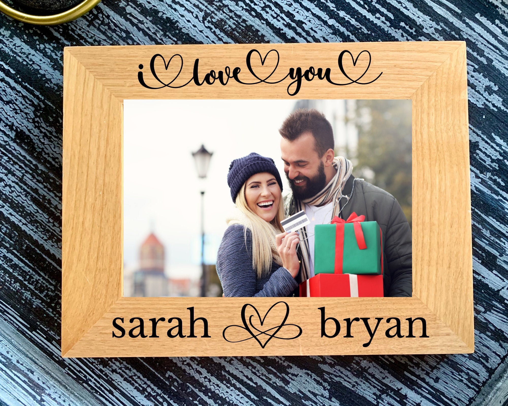 Personalized Picture Frame for Boyfriend Valentines Day Gift Etsy