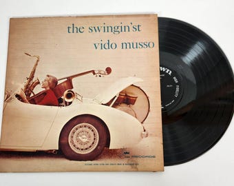 Vido Musso The Swingin'st LP 1956 Crown CLP 5007 Jazz Saxophone Maynard Ferguson