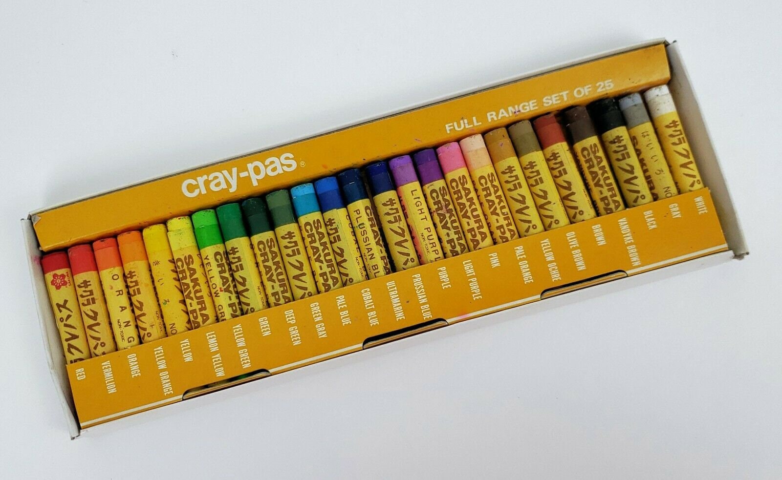 Sakura Cray Pas Oil Pastels 25 STICKS ROUND Made in Japan Etsy