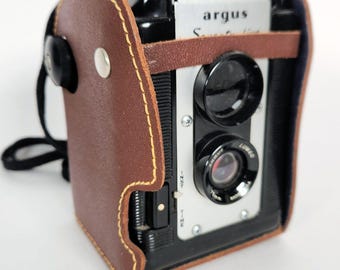 Vintage Argus 75 Fünfundsiebzig 620 Mittelformat Film Box Kamera 75 mm Lumar Objektiv