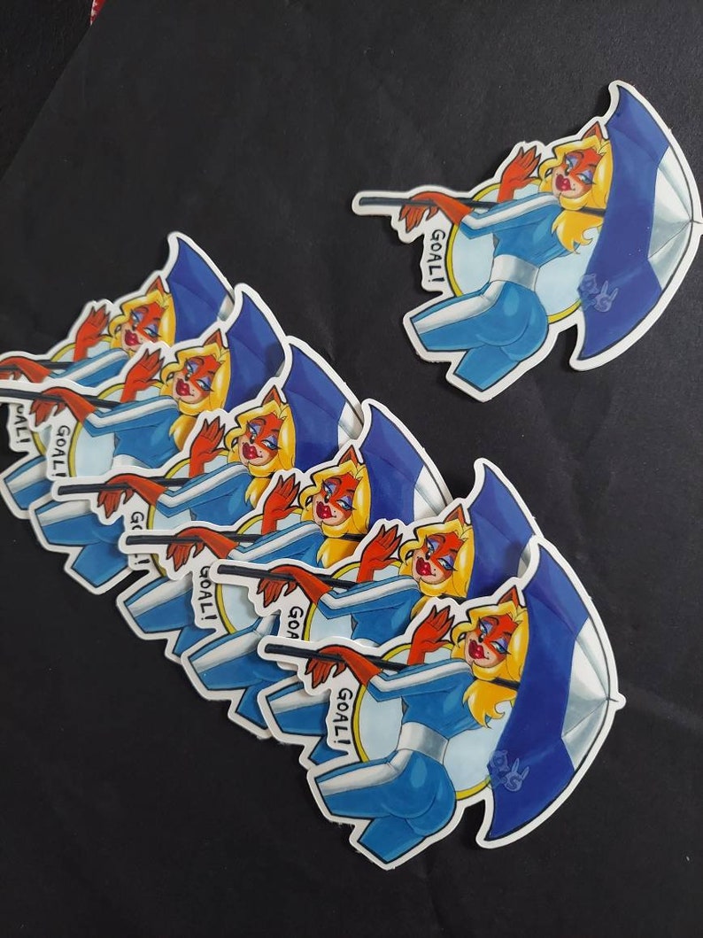CTR Trophy Girls STICKER SET Etsy