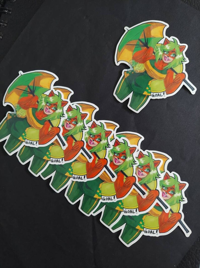 CTR Trophy Girls STICKER SET Etsy