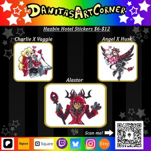 Hazbin Hotel Stickers