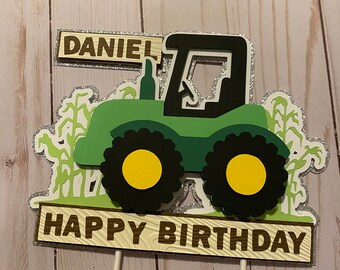 Invitation Fete Danniversaire De Tracteur Tout Age Etsy