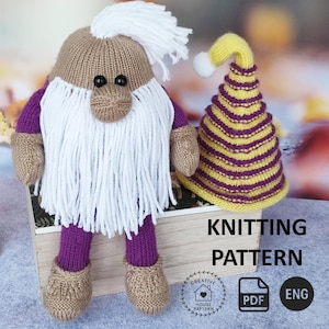 Autumn Gnome Knitting Pattern: Easy Knit Doll (PDF Download)