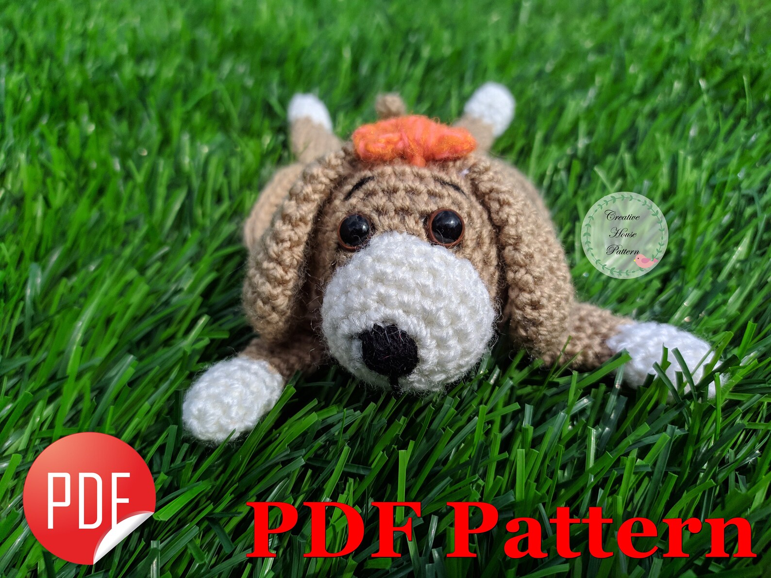 Dog Crochet Pattern, Coaster Crochet Pattern, Decor Coaster Crochet