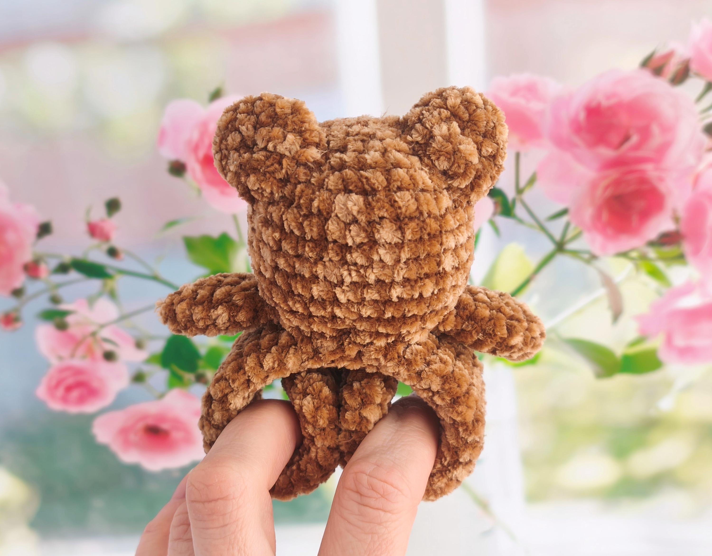Crochet Bear Slap Bracelet Pattern PDF English, Amigurumi Wrist