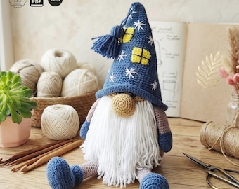 Weihnachtlicher Zwerge Häkelanleitung, Amigurumi Gnom, Easy Crochet Amigurumi häkeln, Weihnachts Dekor