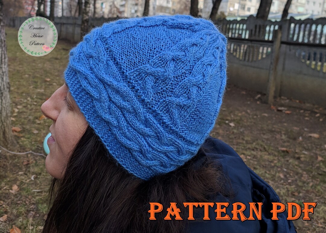 Elegant Women's Hat Knitting Pattern PDF Download Easy & Stylish Knit ...