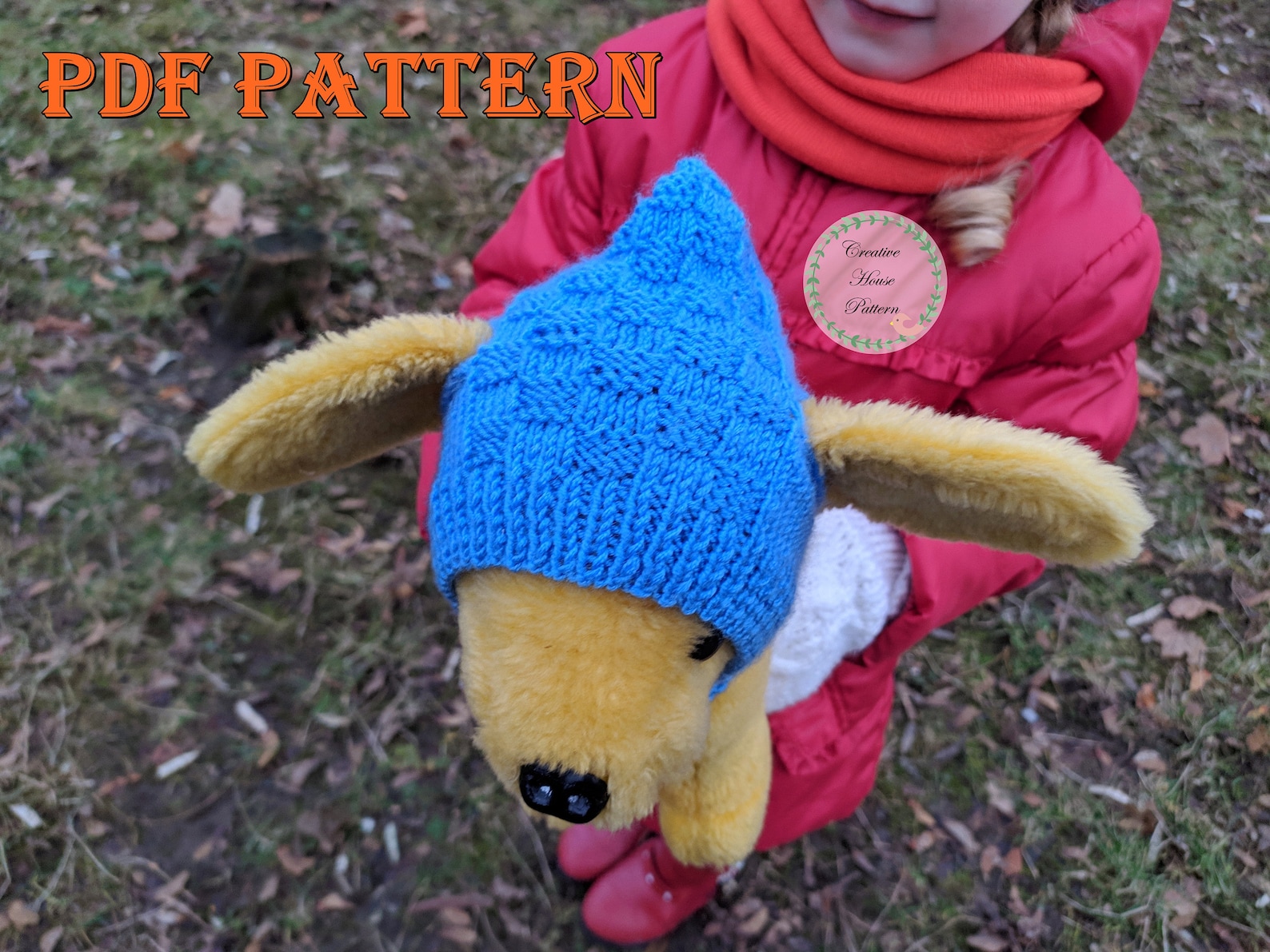 Knitting Pattern Dog Hat Knit Dog Hat Knitted Dog Hat With Etsy