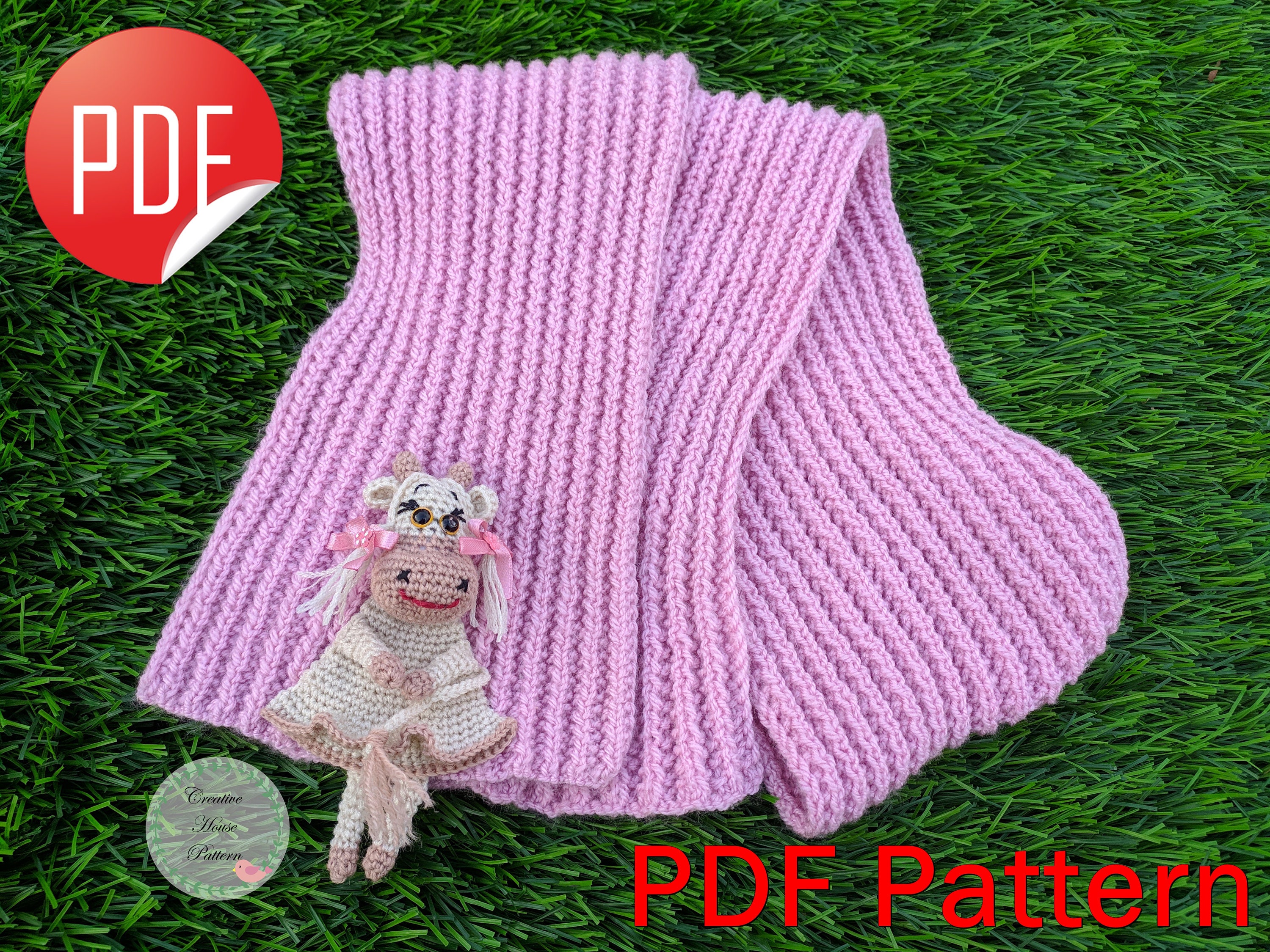 Kids scarf knitting pattern knit scarf pattern knitted scarf Etsy