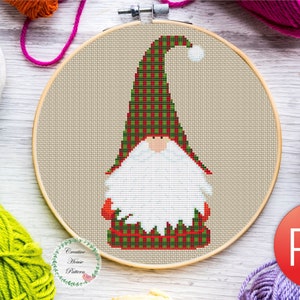 X6 FETE Tomte gnomes christmas cross stitch chart X6 FETE Tomte gnomes christmas cross stitch chart