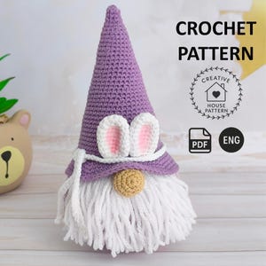 Easter Gnome Crochet Pattern: Bunny Amigurumi (PDF)