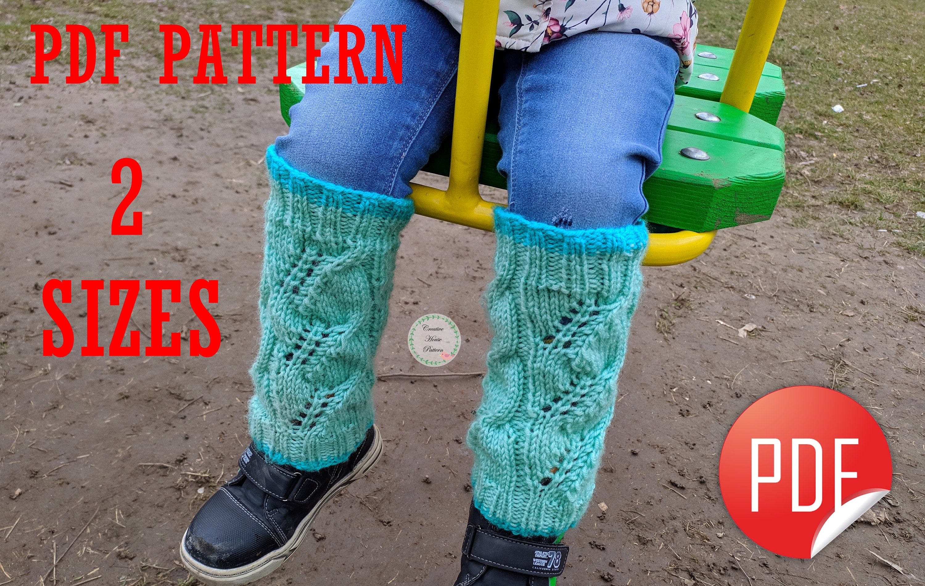 Leg Warmers Knitting Pattern Knit Leg Warmers Pattern Pdf Etsy
