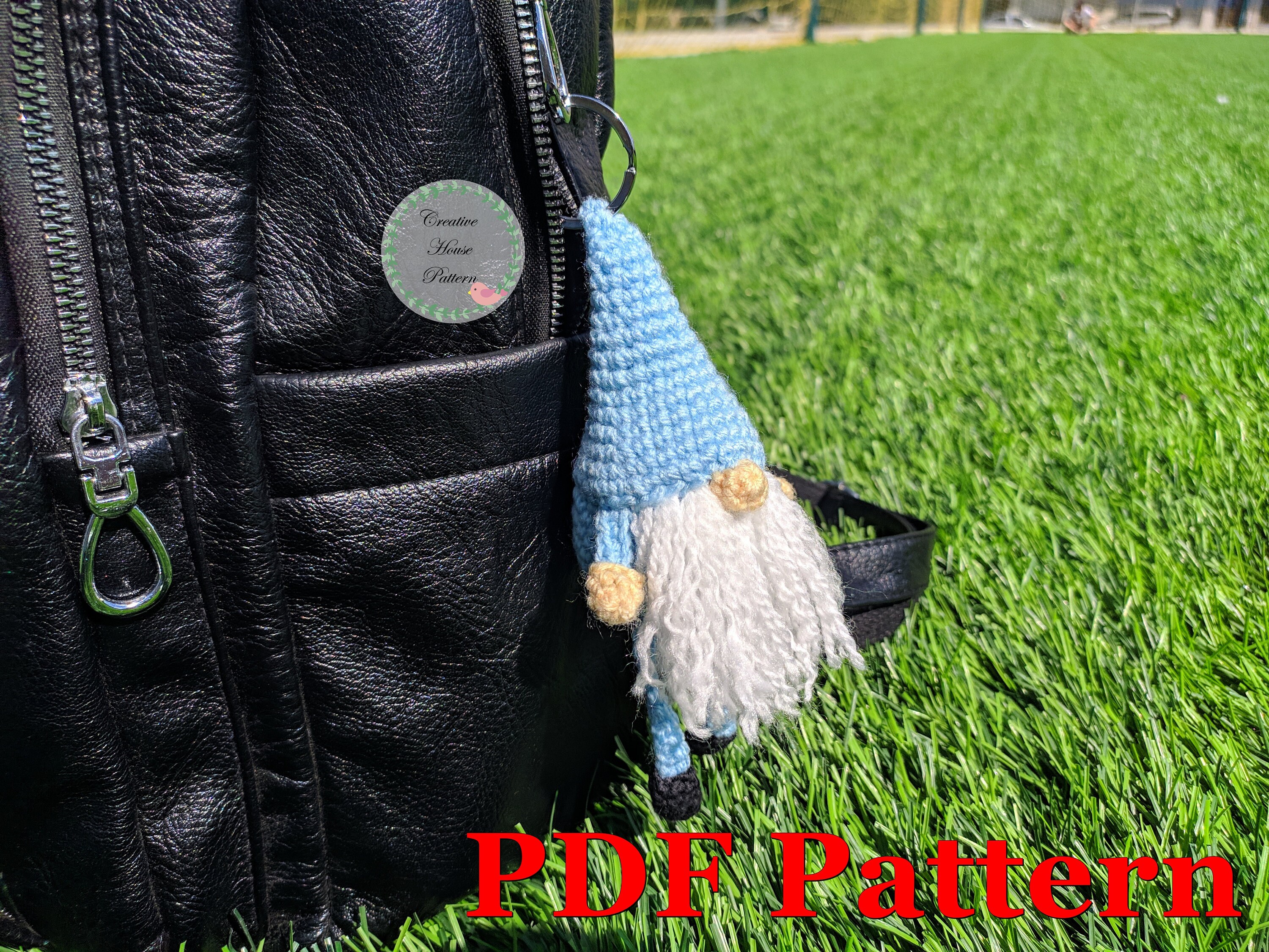 Keychain crochet pattern gnome crochet pattern amigurumi Etsy