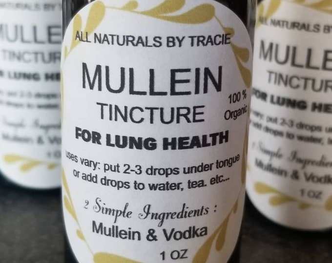 Mullein Tincture 2 oz Bottle