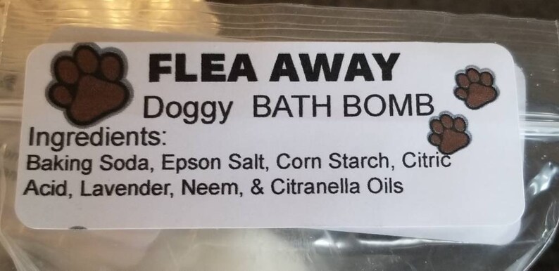FLEA AWAY Doggy Bath Bomb - Etsy