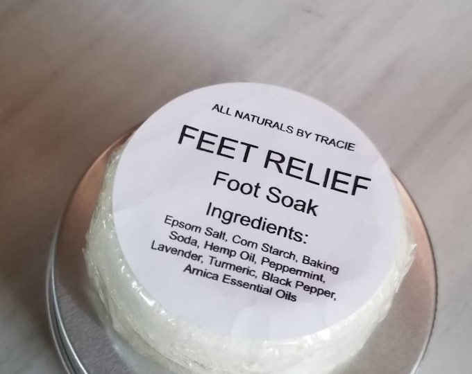 Feet. Soak and Cooling Lotion. Great for Tired, Sore,  Feet and Ankles!