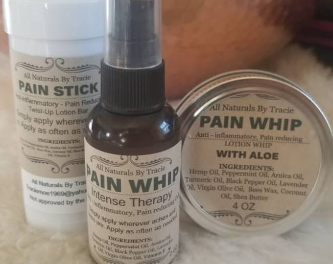 Hemp Intense Pain Whip Combo
