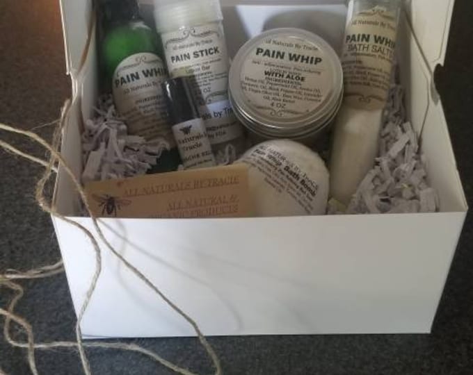 Hemp Pain Whip Gift Set. Give someone a gift they will use!. All Hand Crafted, Organic, Plant-Based.
