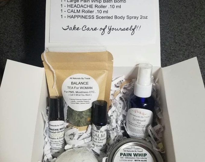 PMS Relief. Gift Box or Self Care. We All go through it!  Why not help Ease the Stress