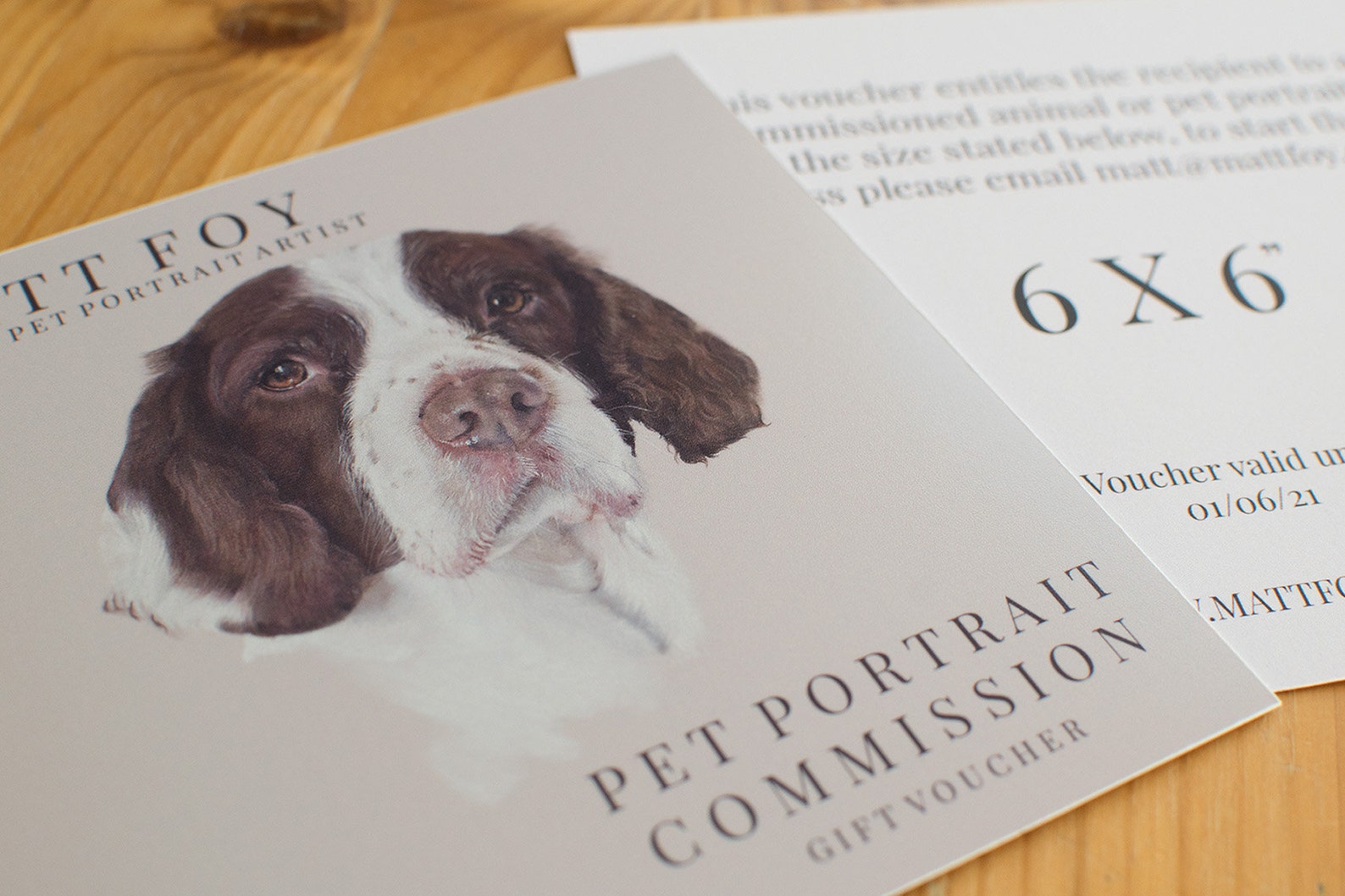 Pet Portrait Gift Voucher / Custom Pet Portrait Gift Card / Etsy UK