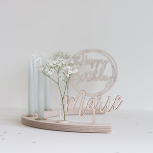 Caketopper Name | Personalisierter Stecker Name | Personalisierter Caketopper Geburtstag | Personalisierter Caketopper Holz