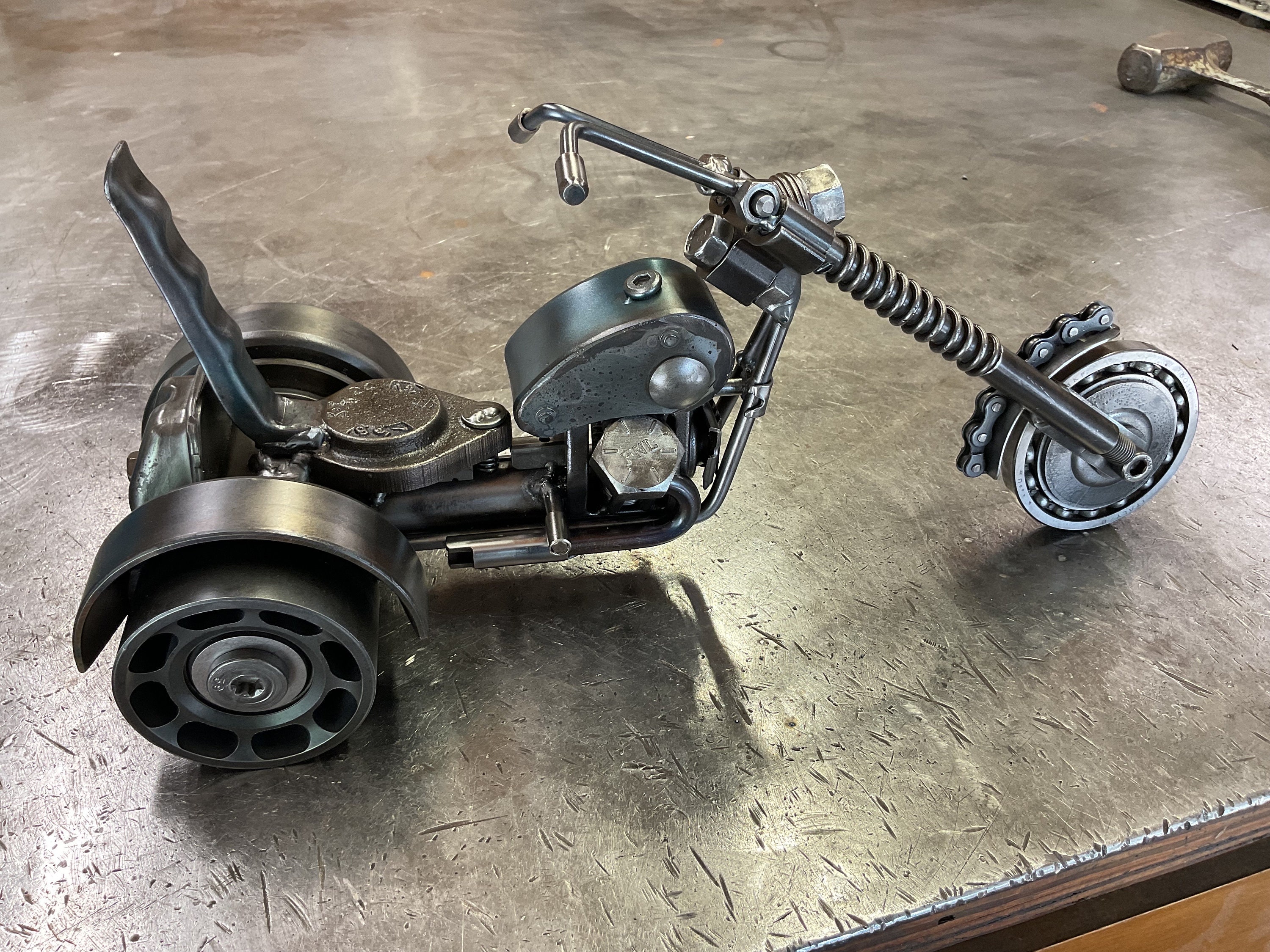 BRITAINS MOTORCYCLE Chopper Trike