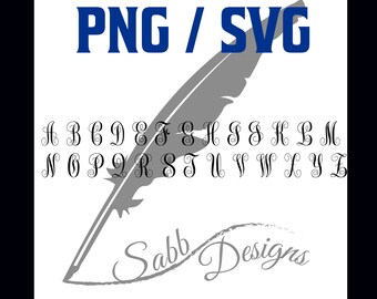 Monogram PNG / SVG Font