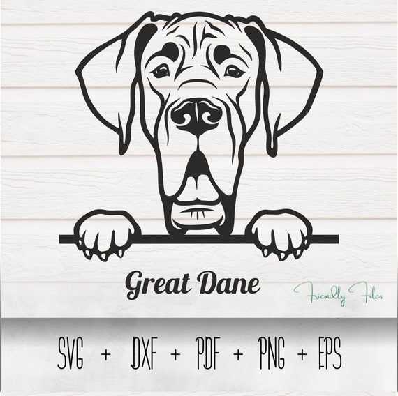 Download Great Dane Vector Dog Svg Dog Clip Art Dog Breed Dog Cut Etsy 3D SVG Files Ideas | SVG, Paper Crafts, SVG File