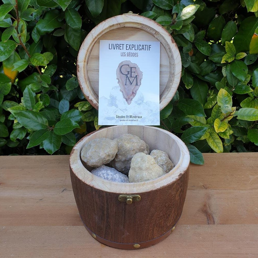 Coffret de 8 Géodes Fermées à Casser Soi-Même - Maroc, Mexique Quartz, Minéraux et Cristaux Collecti