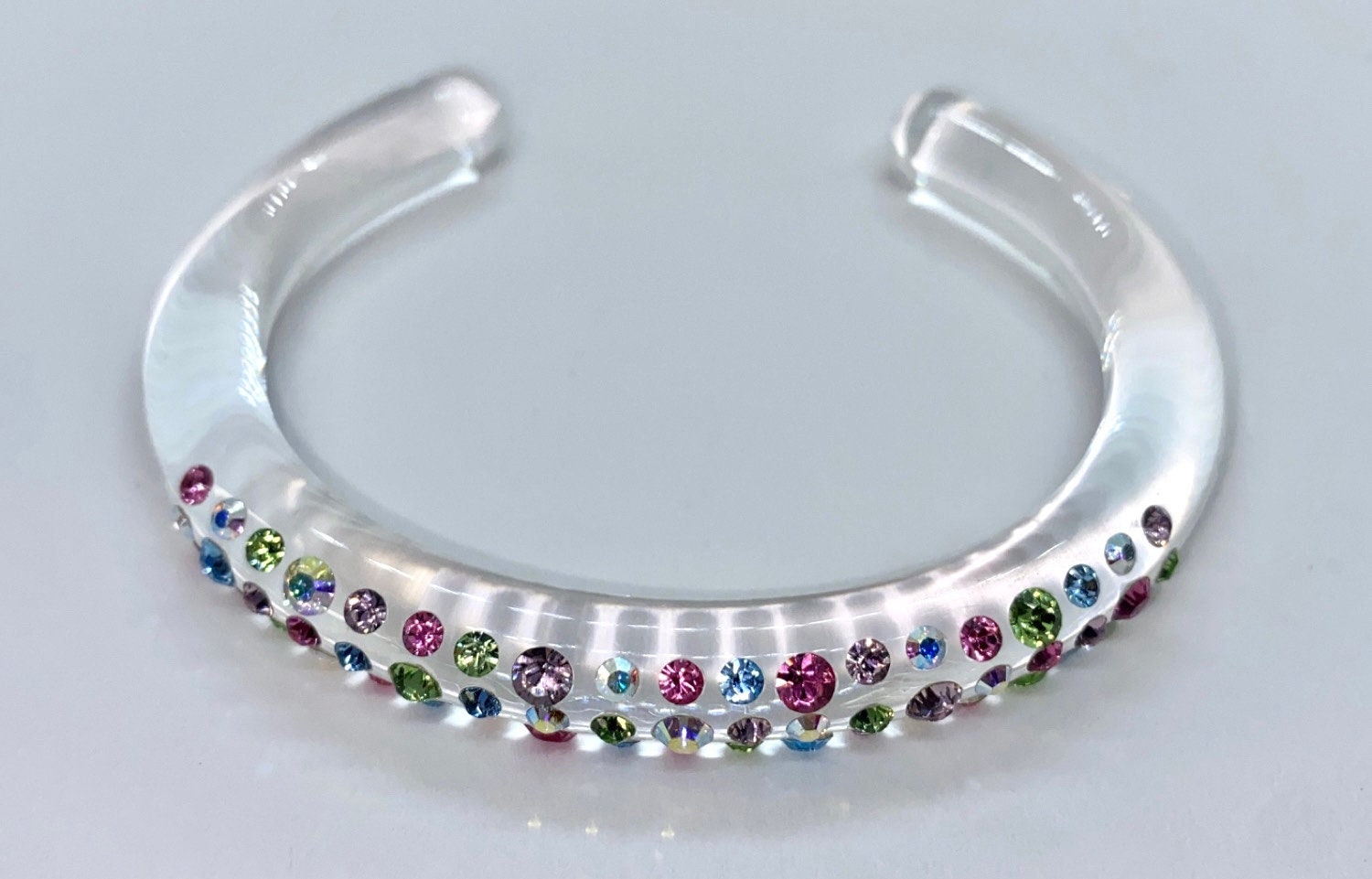 Lucite cuff bracelet deals