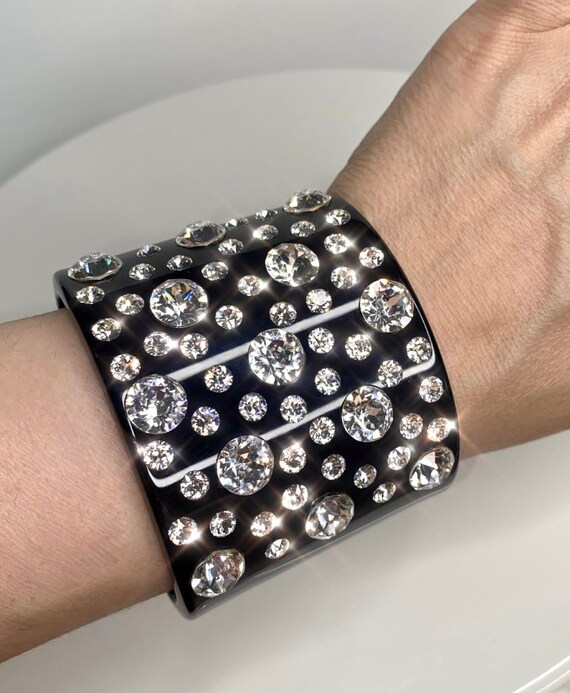 Acrylic cuff hotsell bracelet