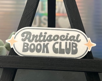 Antisocial Book Club Sticker