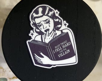 Plot Twist: I Fell Hard For The Villain Sticker