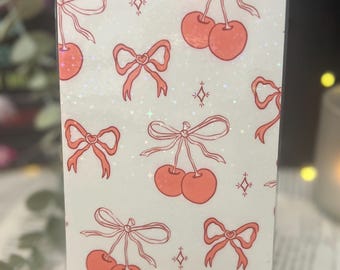 Cherries & Bows E-Reader Insert