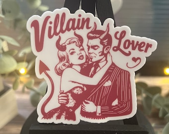 Villain Lover Sticker l Book Sticker | Bookish Book Sticker | Decal for Kindle/Laptop