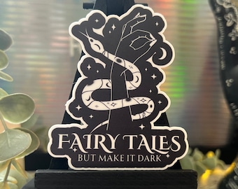 Dark Fairytales Sticker | Bookish Book Sticker | Decal for Kindle/Laptop
