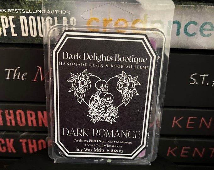 Featured listing image: Dark Romance Wax Melt | Literary Inspired | Bookish Wax Melts | Book Trope Inspired | Gift for Book Lover
