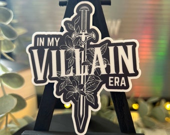 Villain Era Sticker | Bookish Book Sticker | Decal for Kindle/Laptop