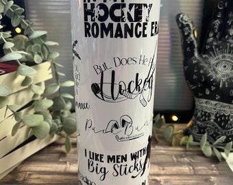 Hockey Romance 20 oz Tumbler l Bookish Tumbler