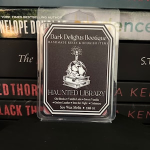 Haunted Library Wax Melt | Literary Inspired | Bookish Wax Melts | Book Trope Inspired | Gift for Book Lover
