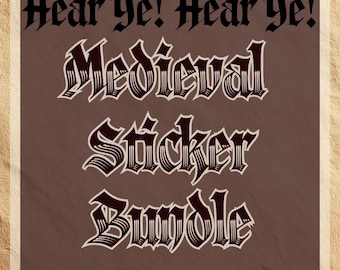 Medieval Sticker Bundle