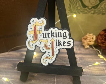 Fucking Yikes Sticker l Book Sticker