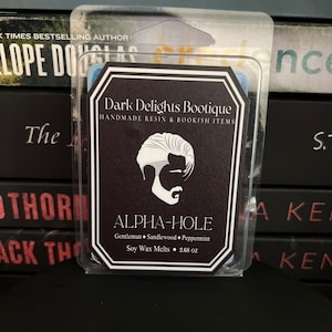 Alpha-Hole Wax Melt | Literary Inspired | Bookish Wax Melts | Book Trope Inspired | Gift for Book Lover