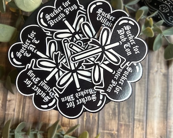 Darker Sucker Sticker l Book Sticker | Bookish Book Sticker | Decal for Kindle/Laptop