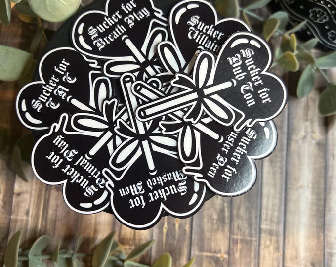 Featured listing image: Darker Sucker Sticker l Book Sticker | Bookish Book Sticker | Decal for Kindle/Laptop