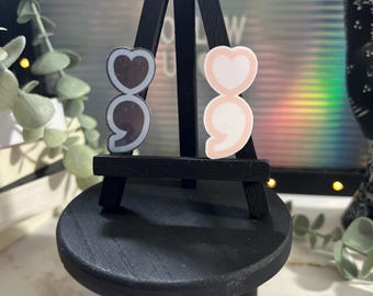 Semi Colon Mental Health Sticker Set