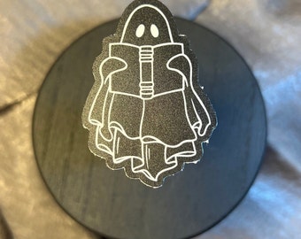 Reading Ghostie Sticker l Book Sticker | Bookish Book Sticker | Decal for Kindle/Laptop