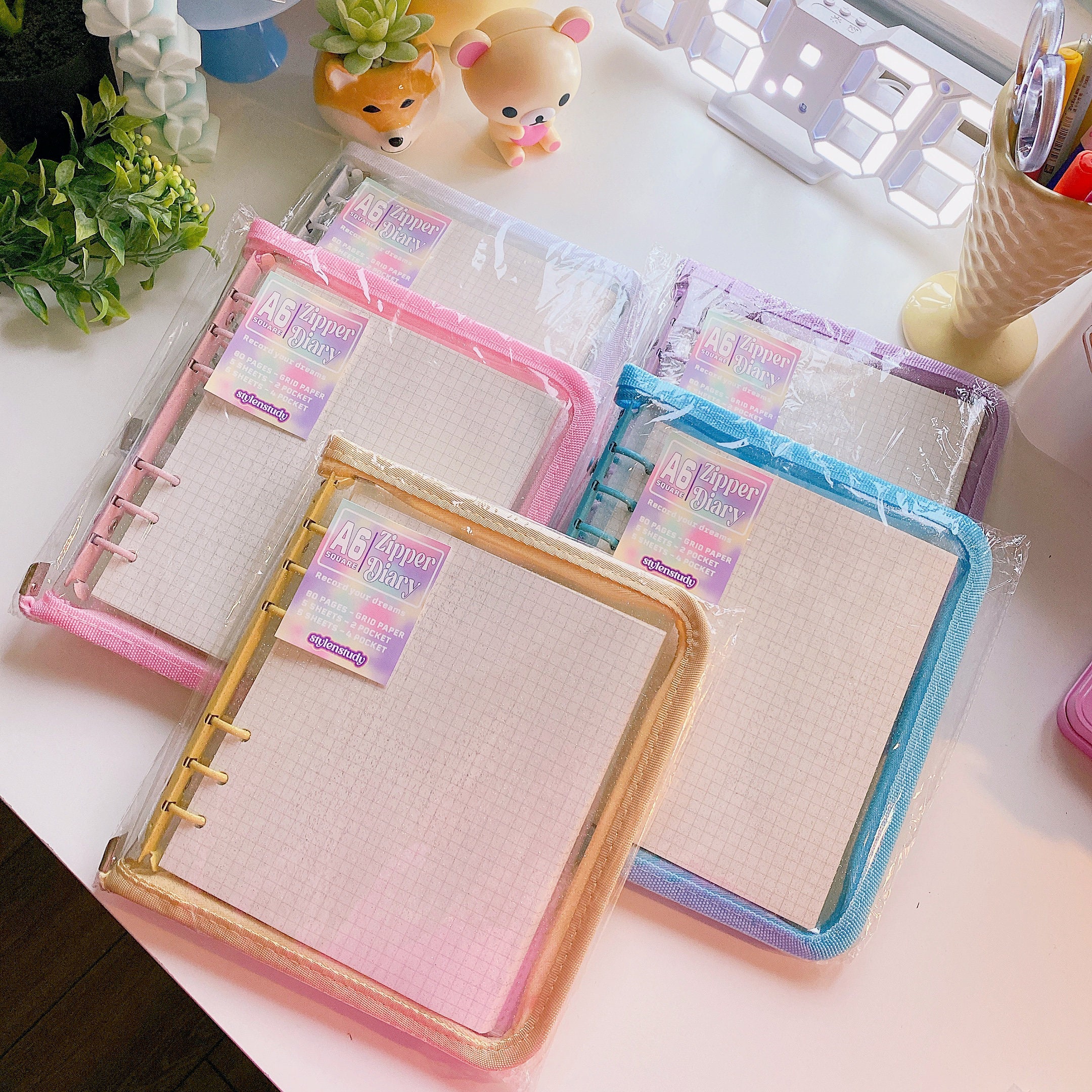 A5 WIDE BINDER COVER A5 Sticker Binder Cover Sticker Pouch Sticker Binder  Kpop Sticker Book Cover A5 Binder 6 Ring A5 Binder 